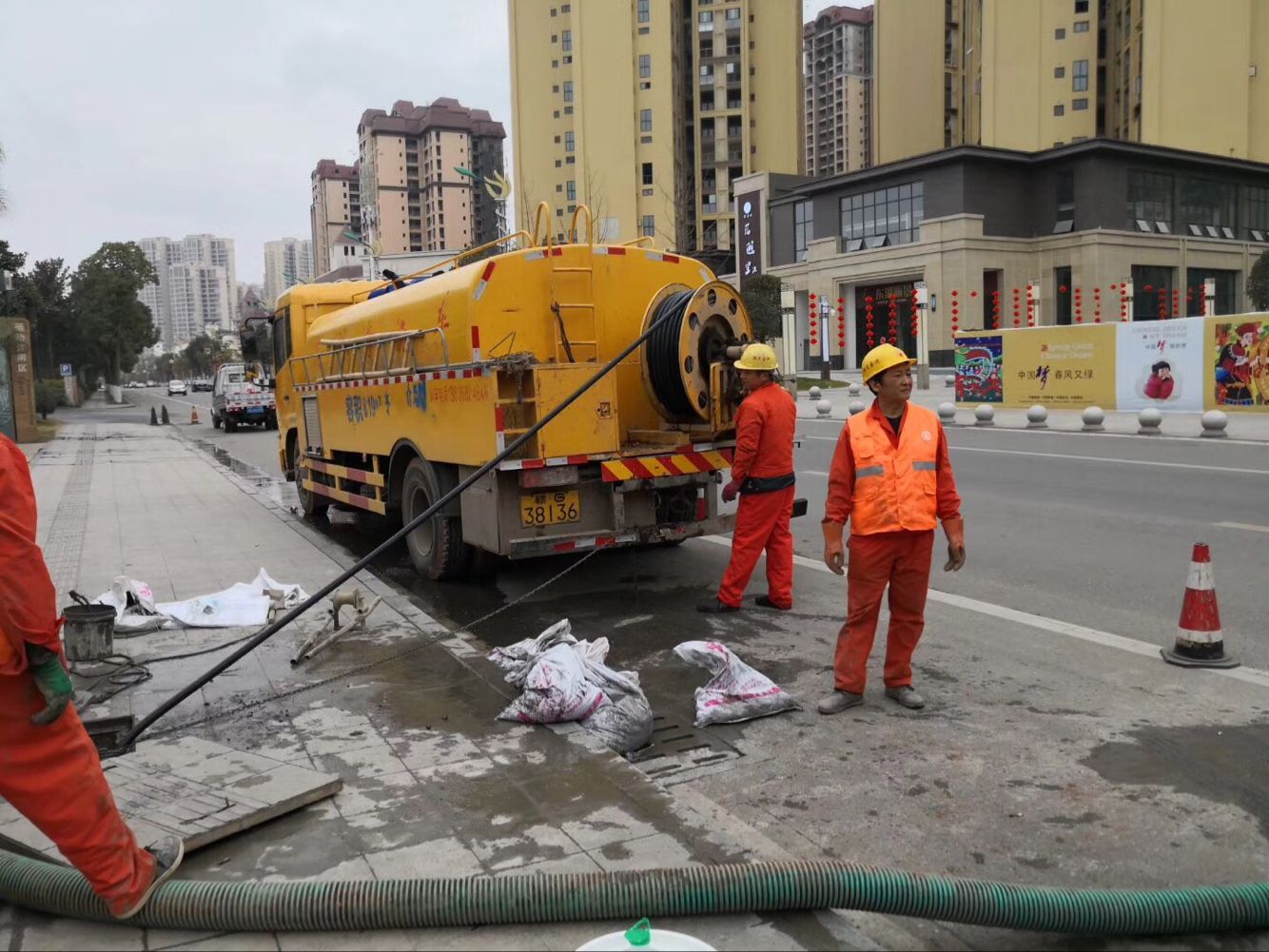金秀排污管道清淤-管道清洗